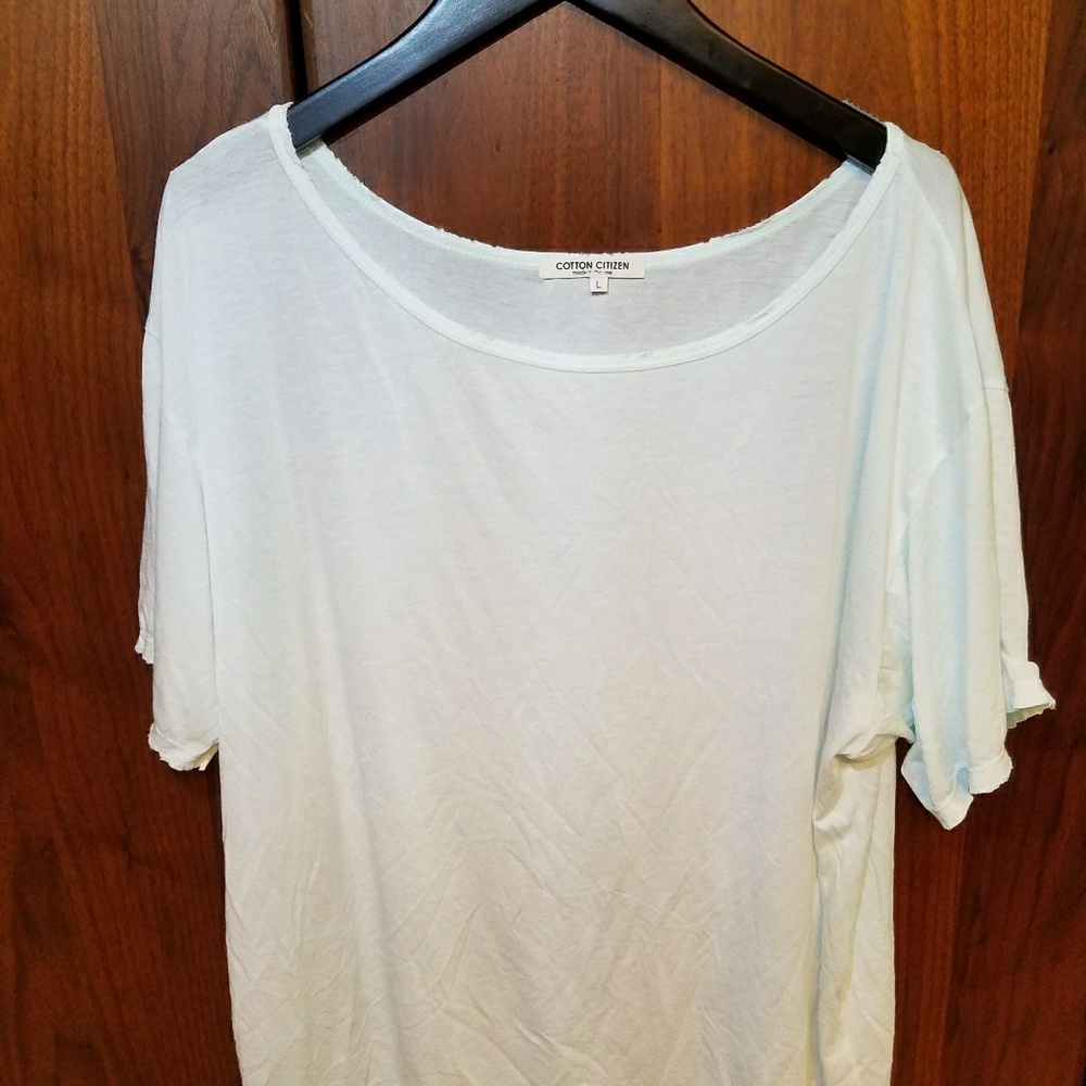 Cotton citizen tee large soft green